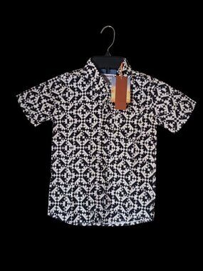 Sovereign Code Short‑Sleeve Button‑Up Shirt – Size 6